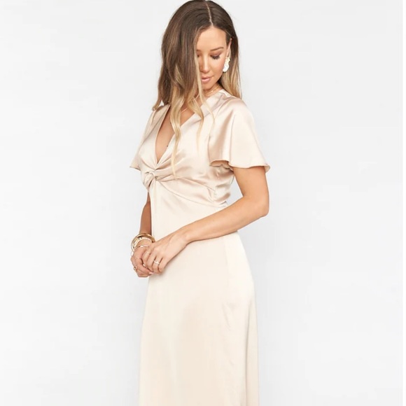 Show Me Your Mumu Champagne Rome Twist Gown - Picture 5 of 6